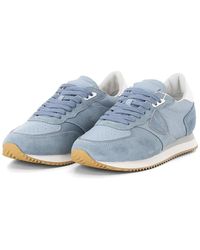 Philippe Model - Schoenen ,Blauw ,Katoen Sneaker - Lyst