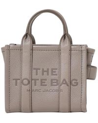 Marc Jacobs - Blaue Leder Mini Tote Tasche - Lyst