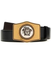 Versace - Leren Riem 4 Cm - Lyst