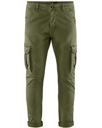 Bomboogie - Cargo Broek Van Katoenen Gabardine - Lyst