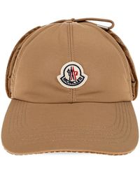 Moncler - Accessoires ,Bruin ,Baseball Cap - Lyst