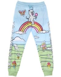 RIPNDIP - Broeken ,Veelkleurig ,Polyester Multi Fleece Trainingsbroeken Met Elastische Taille - Lyst