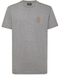 Billionaire - T-Shirt Ronde Hals Ss Crest - Lyst
