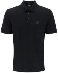 BOSS - Boss cotton jersey polo shirt - Lyst