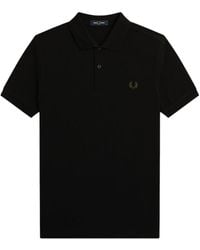 Fred Perry - Schwarze t-shirts und polos - Lyst