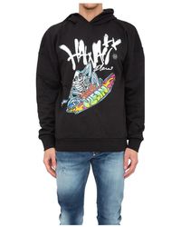 Philipp Plein - Hoodies & Sweatvesten ,Zwart ,Katoen Stijlvolle Sweatshirt Voor Mannen - Lyst