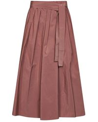 Weekend by Maxmara - Wkdalpaca Midi Rok - Lyst