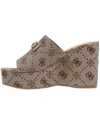 Guess - Evenza Wedge Sandal - Lyst