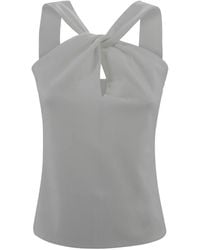 D.exterior - Sleeveless Tops - Lyst
