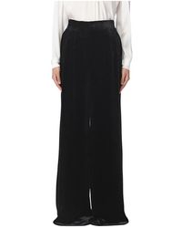Alberta Ferretti - Broeken ,Zwart ,Wide Broeken - Lyst