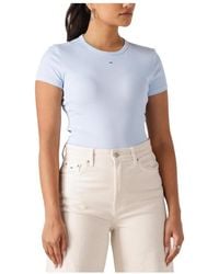 Tommy Hilfiger - Tops &Amp; T-Shirts Tjw Slim Essential Rib Ss Ext - Lyst