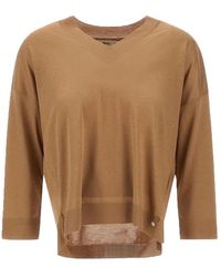 Herno - Maglia Scollo A V - Lyst