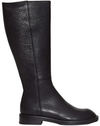 Agl Attilio Giusti Leombruni - Schwarze Leder-Stiefeletten - Lyst