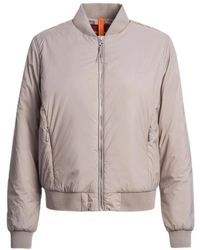 Parajumpers - Jassen ,Grijs ,Polyester Lux Gewatteerde Bomber - Lyst