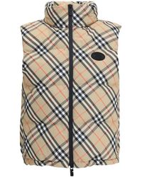 Burberry - Vests - Lyst