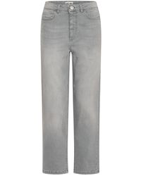 Ichi - Straight Fit Jeans - Lyst