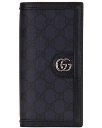 Gucci - Accessoires ,Blauw ,Leer Wallets & Cardholders - Lyst