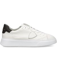 Philippe Model - Schoenen ,Wit ,Katoen Temple Tennis Sneakers - Lyst