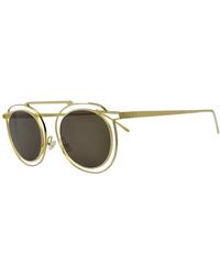 Thierry Lasry - Handgefertigte ovale sonnenbrille mit aufwendigem design - Lyst