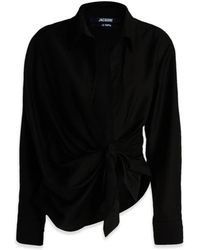 Jacquemus - Overhemden ,Zwart ,Camicie Shirt - Lyst