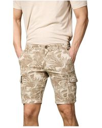 Mason's - Blumige cargo bermuda shorts - Lyst