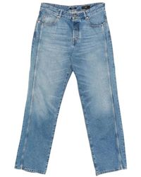 Balmain - Jeans Met Geborduurd Logo - Lyst