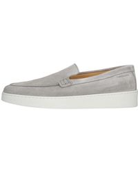 Goosecraft - Grauer Wildleder Loafer Bean - Lyst