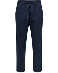 Only & Sons - Slim-Fit Trousers - Lyst