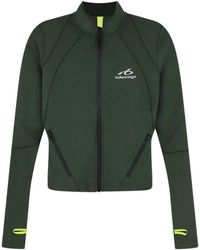 Balenciaga - Zip-Up Sweatshirt Met Slim Fit - Lyst