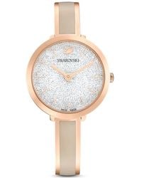 Swarovski - Crystalline Delight Watch, Swiss Made, Metal Bracelet, Rose-Tone Finish - Lyst