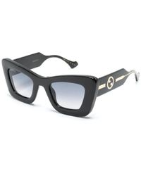 Gucci - Schwarz/grau getönte sonnenbrille,gg1552s 001 sunglasses,stylische sonnenbrille in havana gold/brown shaded - Lyst