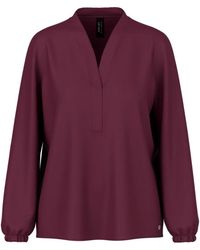 Marc Cain - Overhemden ,Paars ,Vloeiende Blouse - Lyst