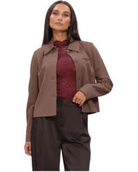 Object - Objlisa Korte Blazer Jas - Lyst