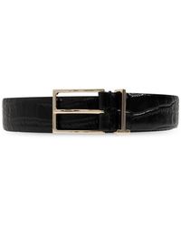 Tom Ford - Accessoires ,Zwart ,Leer Leren Riem - Lyst