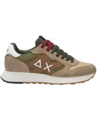 Sun 68 - Sneakers Van Nylon En Suède Met Leren Details - Lyst