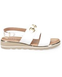 Sangiorgio - Flat Sandals - Lyst