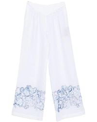 Ermanno Scervino - Wide Trousers - Lyst