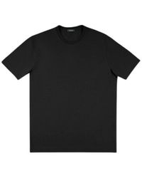 Slowear - Tops ,Zwart ,Katoen Slim-Fit Ice Cotton T-Shirt - Lyst