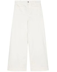 PAIGE - Stylische wide leg cropped jeans - Lyst