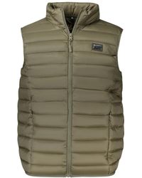 Roberto Cavalli - Jassen ,Groen ,Polyester Gewatteerd Gewatteerd Gilet - Lyst