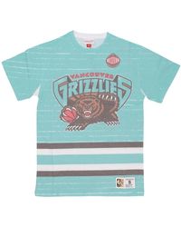 Mitchell & Ness - Tops ,Veelkleurig ,Katoen Nba Jumbotron 3.0 Sublimated Tee - Lyst