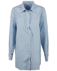 Prada - Poplin Shirt - Lyst