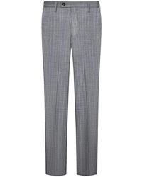 Michael Coal - Graue Nadelstreifen Wollmischungshose - Lyst