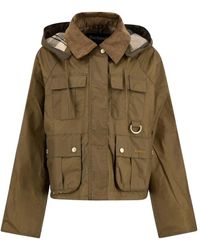 Barbour - Jassen ,Katoen Liza Waxed Jacket - Lyst
