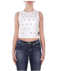John Richmond - Sleeveless Tops - Lyst