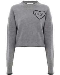 Chloé - Round-Neck Knitwear - Lyst