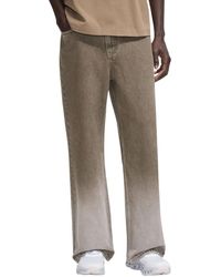 flâneur - Broeken ,Grijs ,Katoen Relaxed Fit Jeans - Lyst