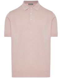 Canali - Klassisches baumwoll-poloshirt made in italy - Lyst