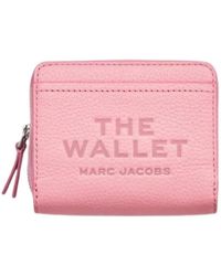 Marc Jacobs - De Leren Mini Compacte Portemonnee - Lyst