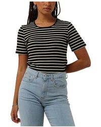 Another Label - Elyne Stripe T-Shirt S/S - Lyst